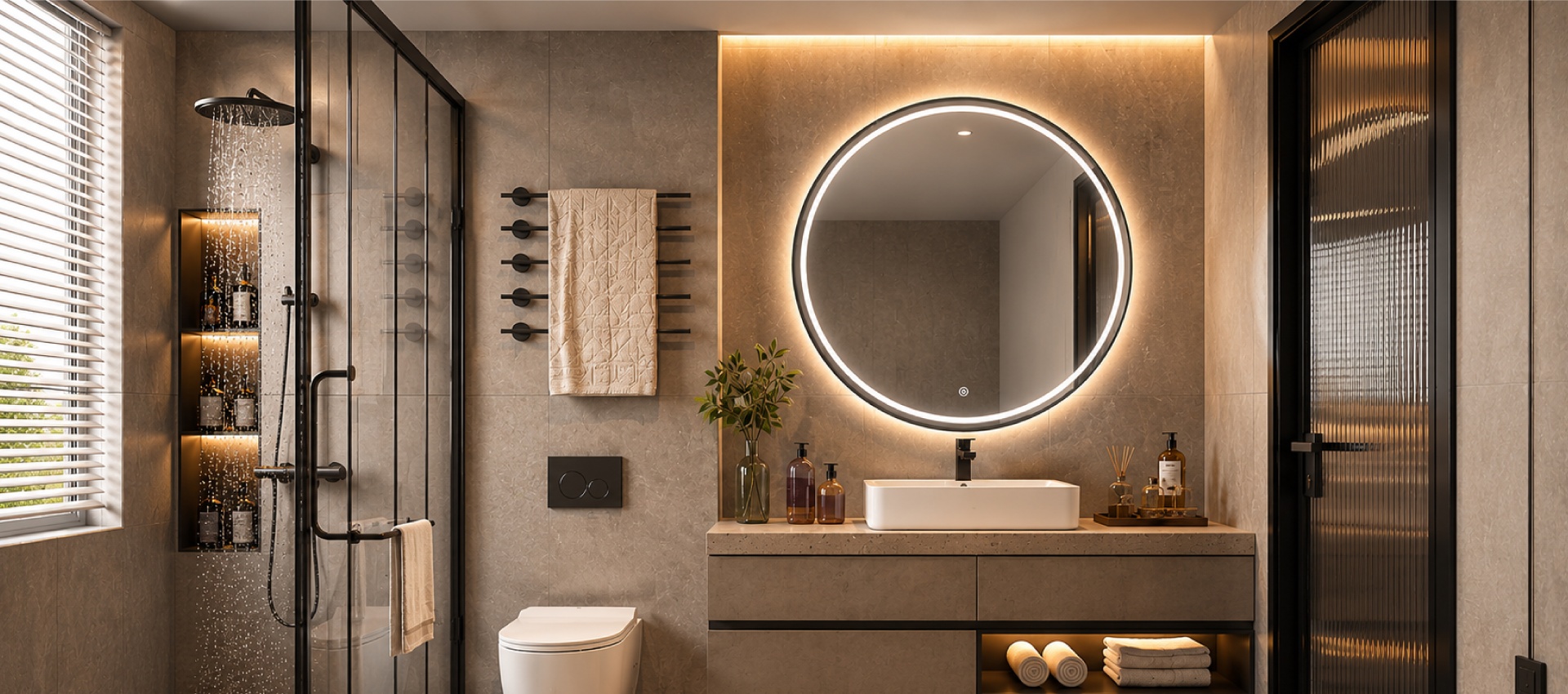 LED Mirror Frame Banner 1